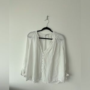 ZARA white blouse
